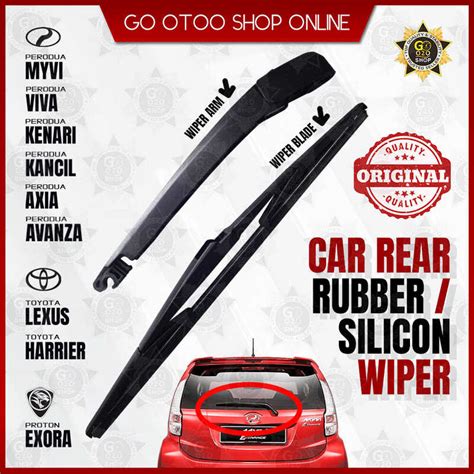 Car Rear Wiper Blade With Arm For Myvi Viva Kelisa Kenari Exora Kancil