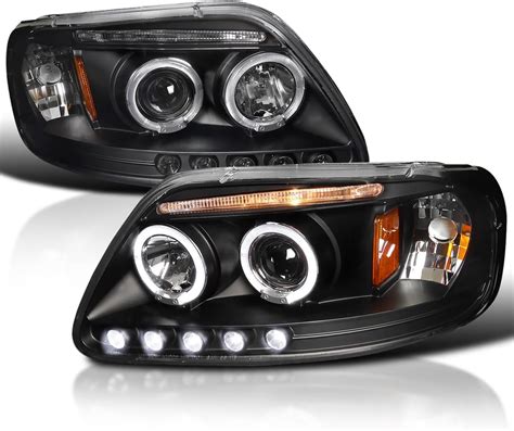 Amazon Zmautoparts Led Replacement Headlights W Corner Lamps Black