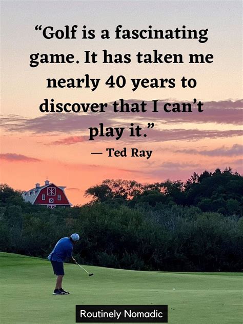 75 Best Funny Golf Quotes Routinely Nomadic