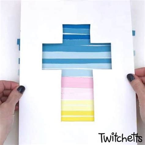 How To Make An Easy Preschool Cross Craft Twitchetts