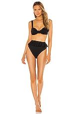 Beach Riot Sophia Bikini Top In Black Revolve