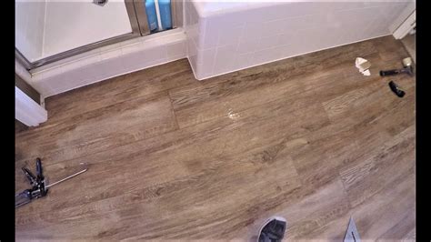 Installing Luxury Vinyl Plank In Bathroom Image To U