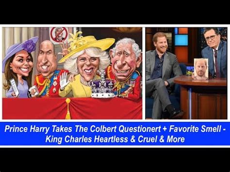 Prince Harry Takes The Colbert Questionert Favorite Smell King