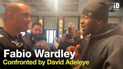 David Adeleye Confronts And Calls Out Fabio Wardley YouTube