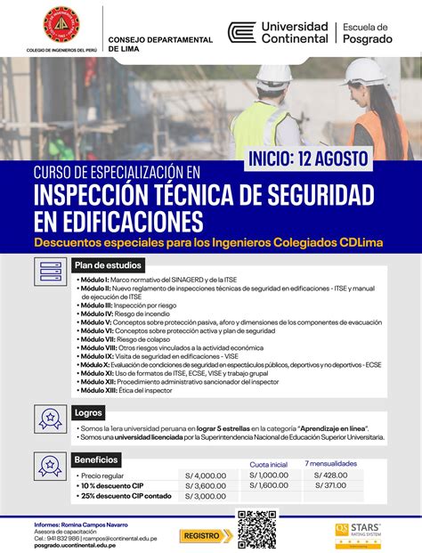 Curso De Especializaci N Inspecci N T Cnica De Seguridad En