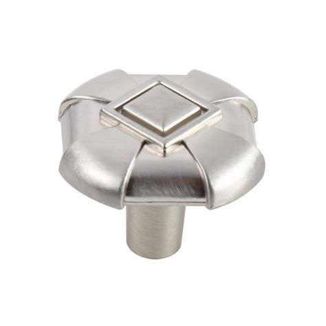 Hickory Hardware Chelsea 1 18 In Stainless Steel Cabinet Knob P3455