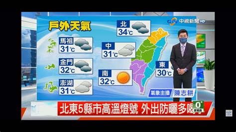 2021 07 10中視午間新聞 氣象時間 Youtube