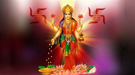 Goddess Maa Lakshmi Hindu Gods And Goddesses Happy Diwali Images