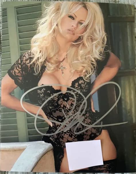 PAMELA ANDERSON NAKED BAYWATCH PLAYBOY Autograph Hand Signed 8 X 10