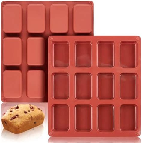 Amazon Baocuan Pack Silicone Mini Bread Loaf Pan Non Stick Mini