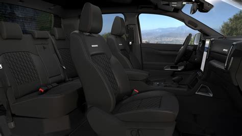 Ford reveals 2023 Ranger Platinum cabin | Automotive Interiors World