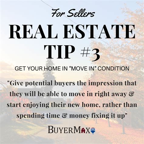 Real Estate Tip For Sellers Buyermax