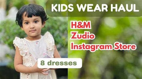 Huge Kids Wear Haul Myntra Handm Zudio Kids Wear Kidswear Online