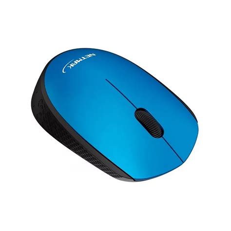 Mouse inalámbrico NETMAK NM M680 Azul no incluye pila