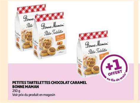 Promo Petites Tartelettes Chocolat Caramel Bonne Maman Chez Auchan