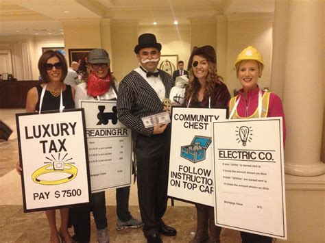 Monopoly Group Costume Halloween Themed Halloween Costumes Halloween