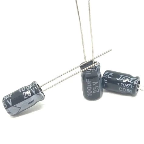 Original Pcs Lot Aluminum Electrolytic Capacitor V Uf Mm