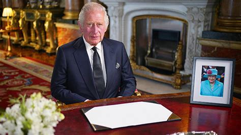 King Charles Speech After Queen Elizabeth Death Mention Harry & Meghan ...