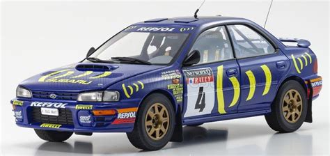 Schaalmodel Subaru Impreza 555 N 4 Winner Rally Rac Lombard 1994 C