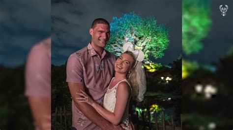 The Real Story On How Brook Lopez Got Engaged At Disney World Youtube