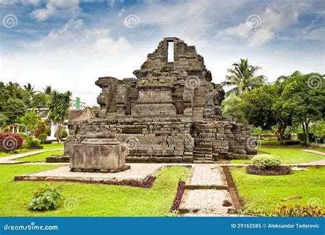 Candi Jago Temple Near By Malang On Java Indonesia Stock Image