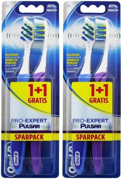 Oral B Pro Expert Pulsar Toothbrush 35 Medium 2 Count Pack Of 2 Uk Health