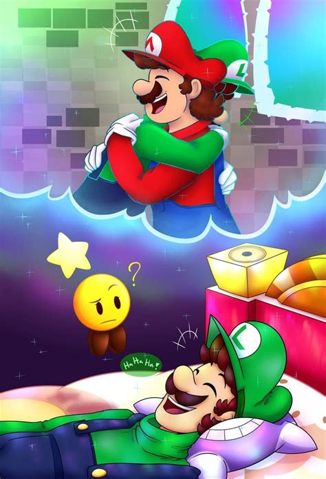 M And L Dream Team A Dreamy Hug By Lunar Imagination On Deviantart Mario And Luigi Super