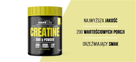 Creatine 500g HIRO LAB Cena Dawkowanie Opinie Sklep MusclePower