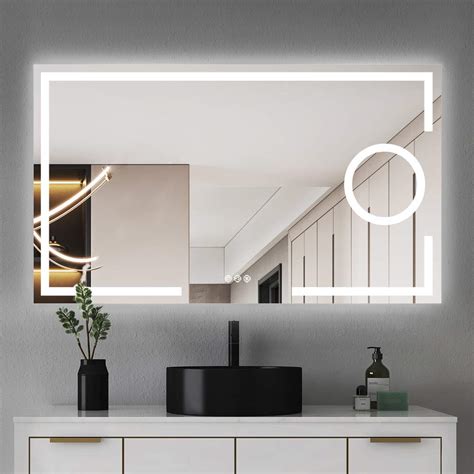 Buy SBAGNO LED Lighted Bathroom Wall Ed Mirror Anti Fog Dimmable