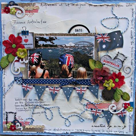 I Love Australia Travel Scrapbook Scrapbook Pages Scrapbooking Ideas Toul