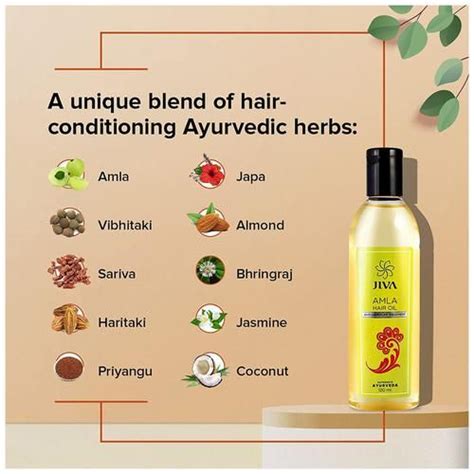 Buy Jiva Ayurveda Amla Hair Oil Rich In Vitamin C For Anti Dandruff