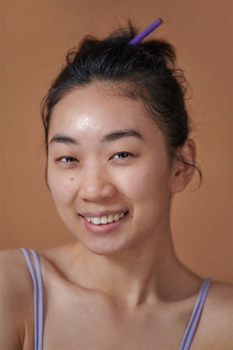No Makeup Face Smiling