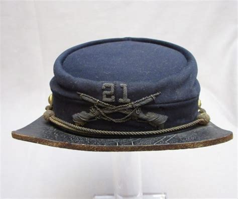 21st U S Infantry Officers Forage Cap SOLD J Mountain Antiques