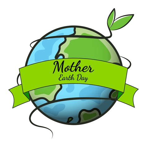 Poster design for mother earth day with earth vector illustration ...