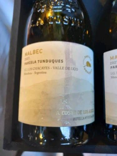 La Coste De Los Andes Parcela Tunduques Malbec Vivino France