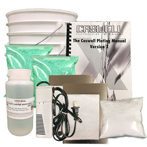 Nickel Electroplating Kit 3 Gal Caswell Inc