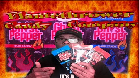 Ghost Pepper Hard Candy Flamethrower Candy Company Youtube