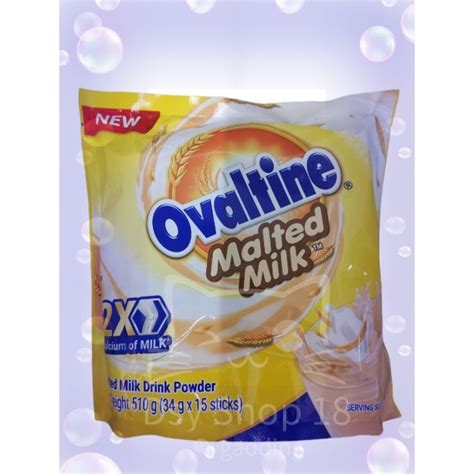 New Ovaltine Malted Milk Sticks S X G Shopee Malaysia