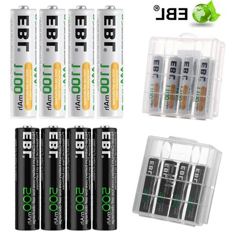 EBL Lot Of AAA NI MH NI CD Rechargeable Batteries