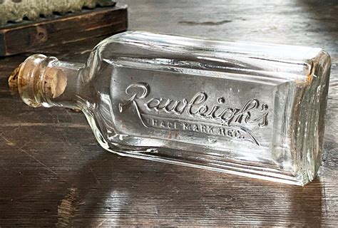 Antique Rawleigh S Medicine Bottle C S Etsy