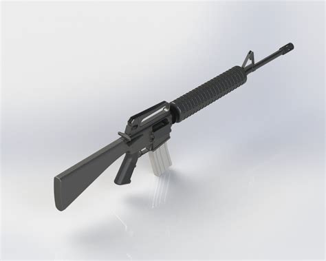 Fichier Stl Fusil Dassaut M16・design Pour Impression 3d à Télécharger・cults