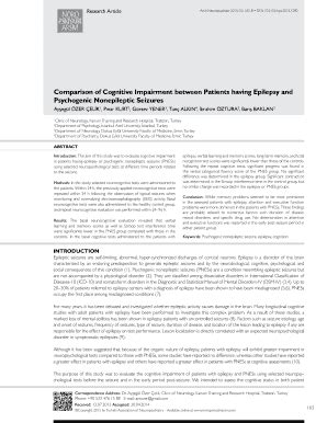 Fillable Online Comparison Of Cognitive Impairment Between Patients