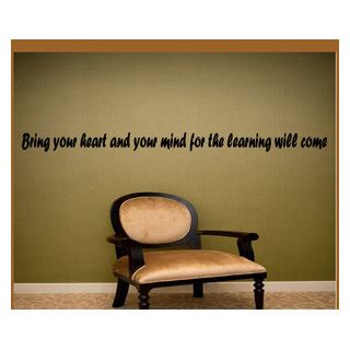 Bring Your Heart Vinyl Wall Decal Classroomquotes In