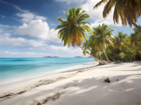 Premium Ai Image Tropical White Beach In Coche Island In The