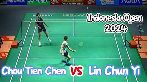 Chou Tien Chen Vs Lin Chun Yi Indonesia Open R