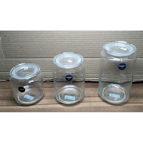 Jual Luminarc Stoples Toples Kaca Kedap Udara Rondo Jar Clear Ice