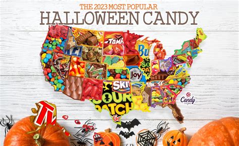 Map Of The Most Popular Halloween Candy In All 50 States