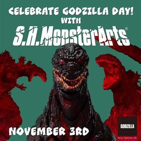 Tamashiinations On Twitter Celebrate Godzilladay With S H