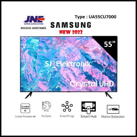 Jual Led Tv Samsung 55cu7000 55 Inch Ua55cu7000 Smart Tv Crystal Uhd