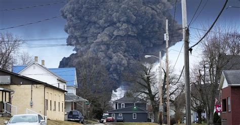 Preoccupazione In Ohio Dopo Il Disastro Ferroviario Di Giorni Fa Il